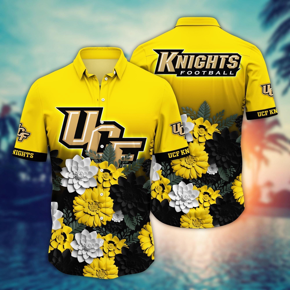 NCAA UCF Knights Hawaiian Shirt Cheer Chic Carnival For Fans NCAA UCF Knights Hawaiian Shirt Cheer Chic Carnival For Fans