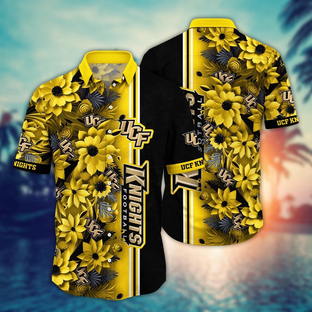 NCAA UCF Knights Hawaiian Shirt Fan Frenzy Aloha Fiesta For Fans NCAA UCF Knights Hawaiian Shirt Fan Frenzy Aloha Fiesta For Fans
