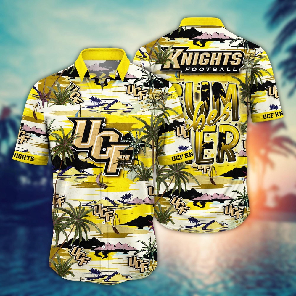 NCAA UCF Knights Hawaiian Shirt Tropical Bliss Brigade For Sports Fans NCAA UCF Knights Hawaiian Shirt Tropical Bliss Brigade For Sports Fans