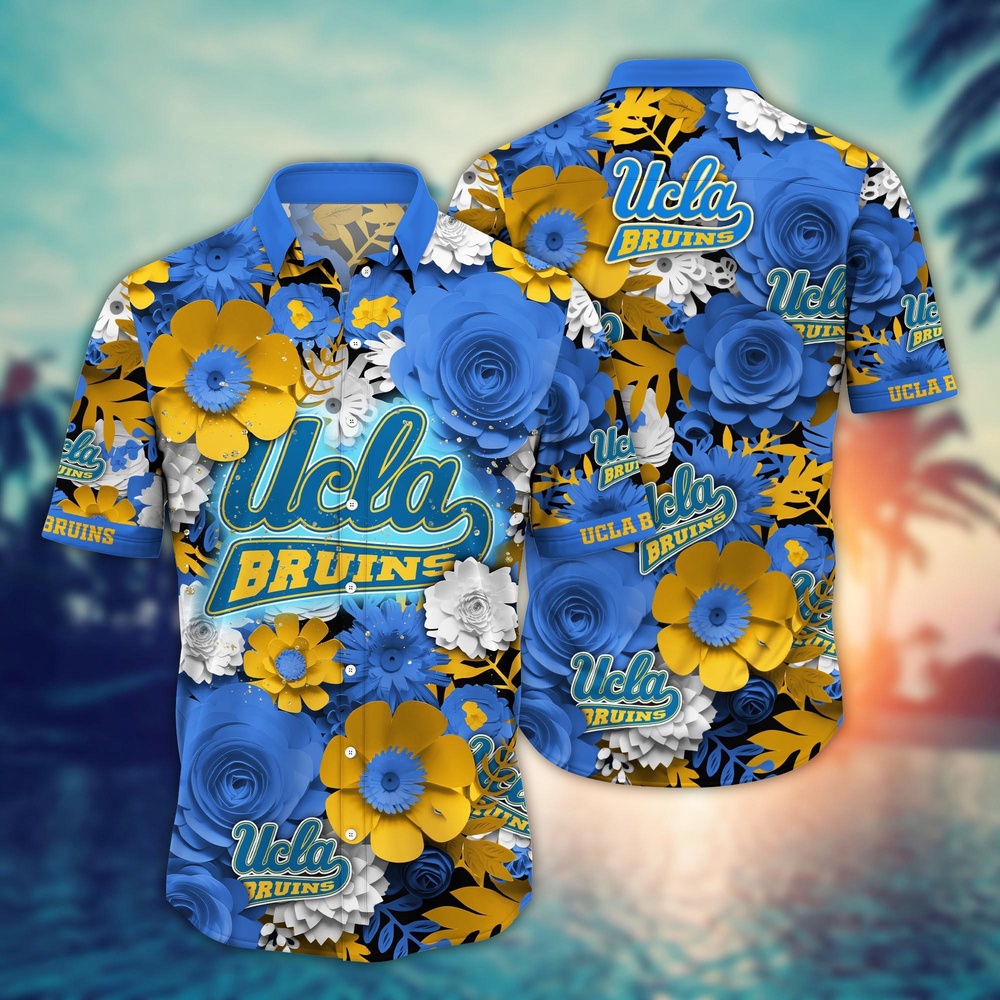 NCAA UCLA Bruins Hawaiian Shirt Grandstand Gala For Fans NCAA UCLA Bruins Hawaiian Shirt Grandstand Gala For Fans