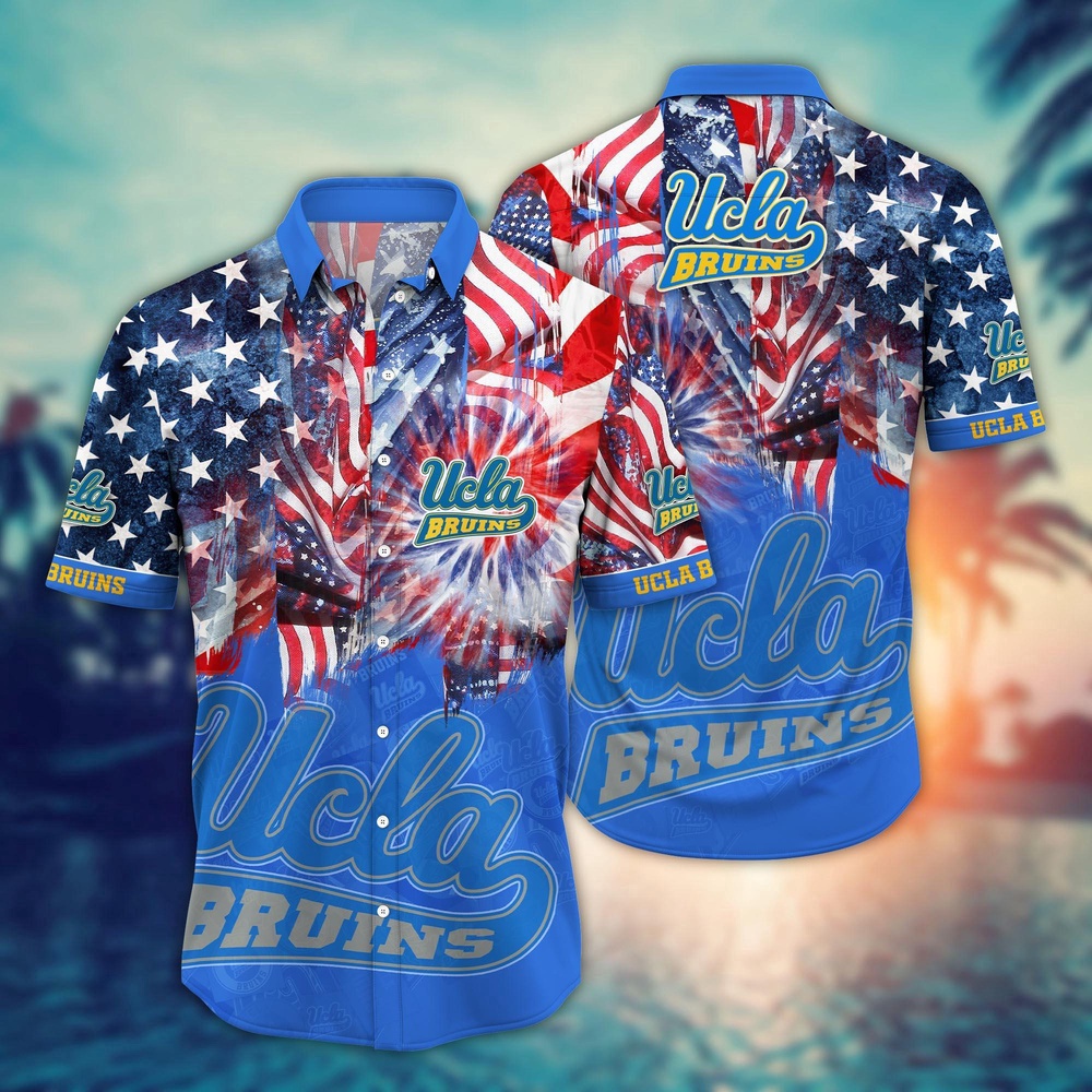 NCAA UCLA Bruins Hawaiian Shirt Marching Band Bloom Gift For Fans NCAA UCLA Bruins Hawaiian Shirt Marching Band Bloom Gift For Fans