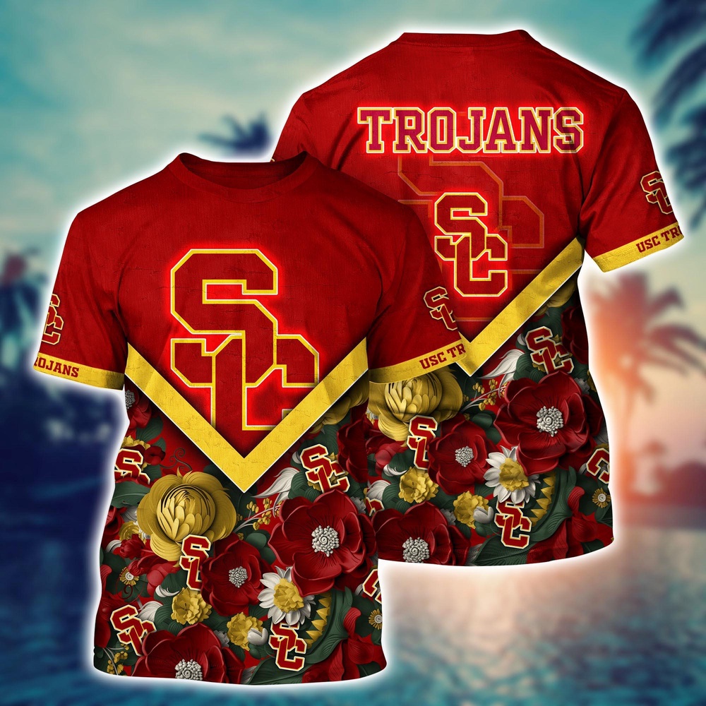 NCAA USC Trojans 3D T-Shirt Champion Comfort Fashion For Sports Fans NCAA USC Trojans 3D T-Shirt Champion Comfort Fashion For Sports Fans