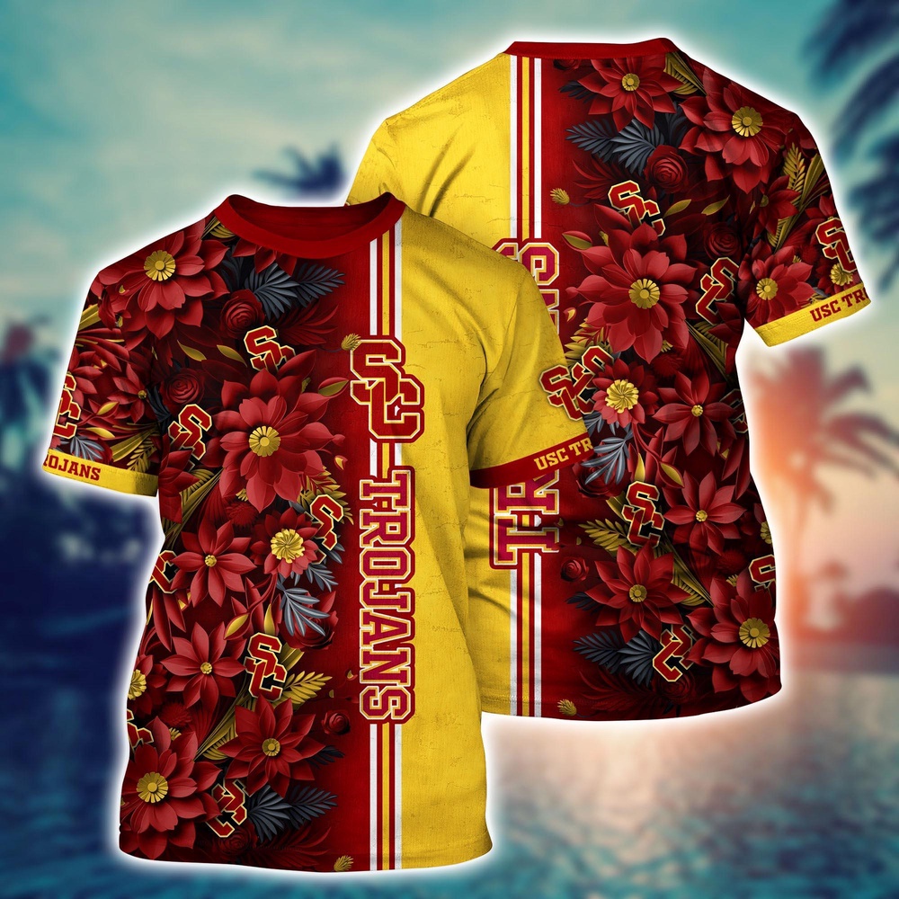 NCAA USC Trojans 3D T-Shirt Signature Style Elegance For Sports Fans NCAA USC Trojans 3D T-Shirt Signature Style Elegance For Sports Fans
