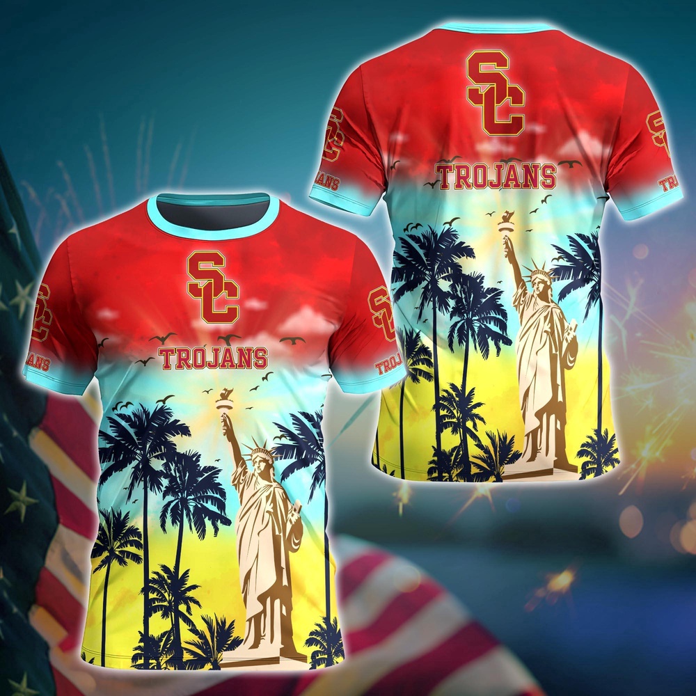 NCAA USC Trojans 3D T-Shirt Tee Parade For Fans NCAA USC Trojans 3D T-Shirt Tee Parade For Fans