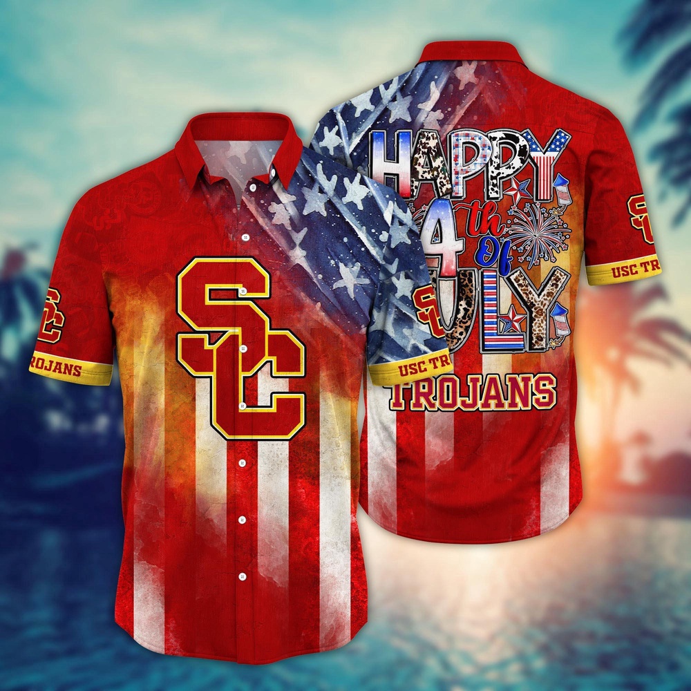 NCAA USC Trojans Hawaiian Shirt Breeze Through NCAA Gift For Fans NCAA USC Trojans Hawaiian Shirt Breeze Through NCAA Gift For Fans