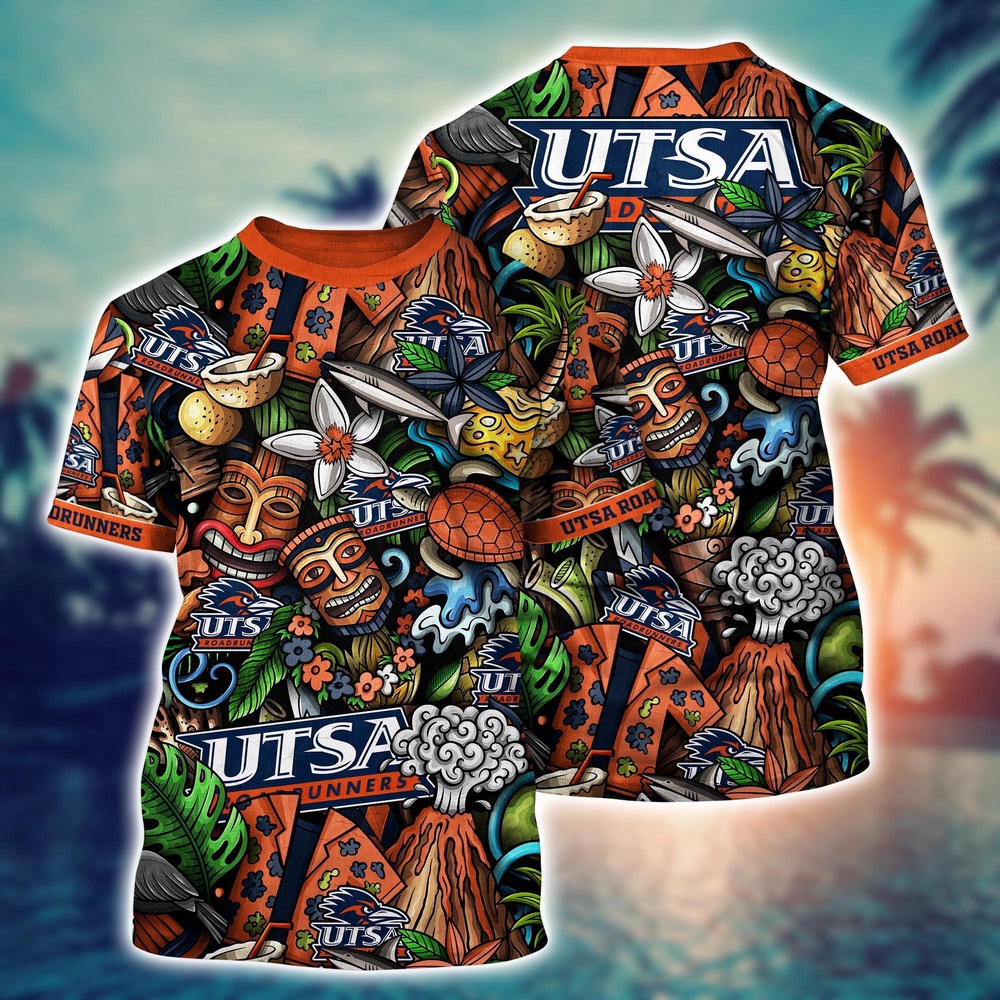 NCAA UTSA Roadrunners 3D T-Shirt Athletic Aura For Fans NCAA UTSA Roadrunners 3D T-Shirt Athletic Aura For Fans