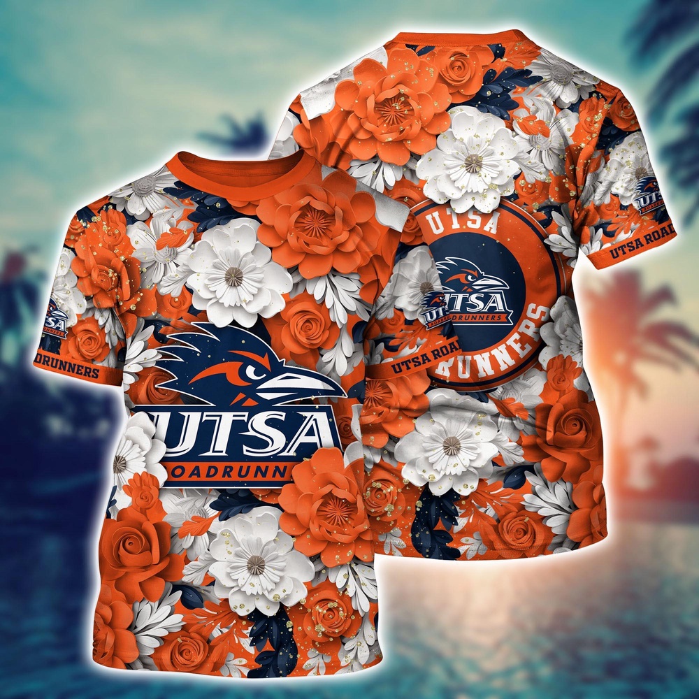 NCAA UTSA Roadrunners 3D T-Shirt Elegance In Style For Sports Fans NCAA UTSA Roadrunners 3D T-Shirt Elegance In Style For Sports Fans