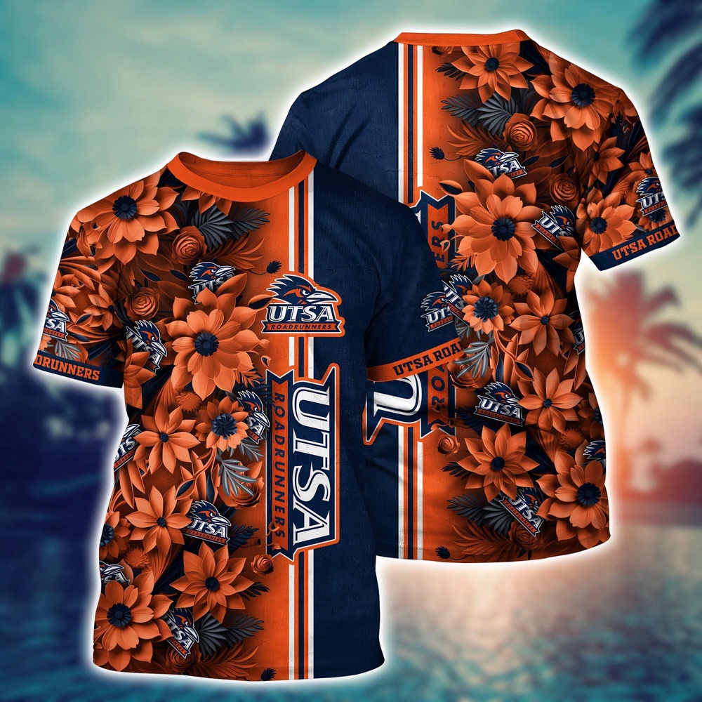 NCAA UTSA Roadrunners 3D T-Shirt Forward Streetwear Vibes For Sports Fans NCAA UTSA Roadrunners 3D T-Shirt Forward Streetwear Vibes For Sports Fans