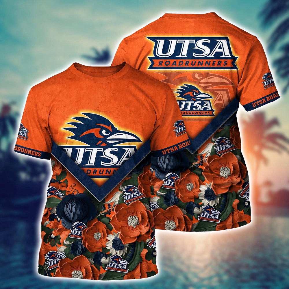 NCAA UTSA Roadrunners 3D T-Shirt Sporty Elegance Bliss For Sports Fans NCAA UTSA Roadrunners 3D T-Shirt Sporty Elegance Bliss For Sports Fans