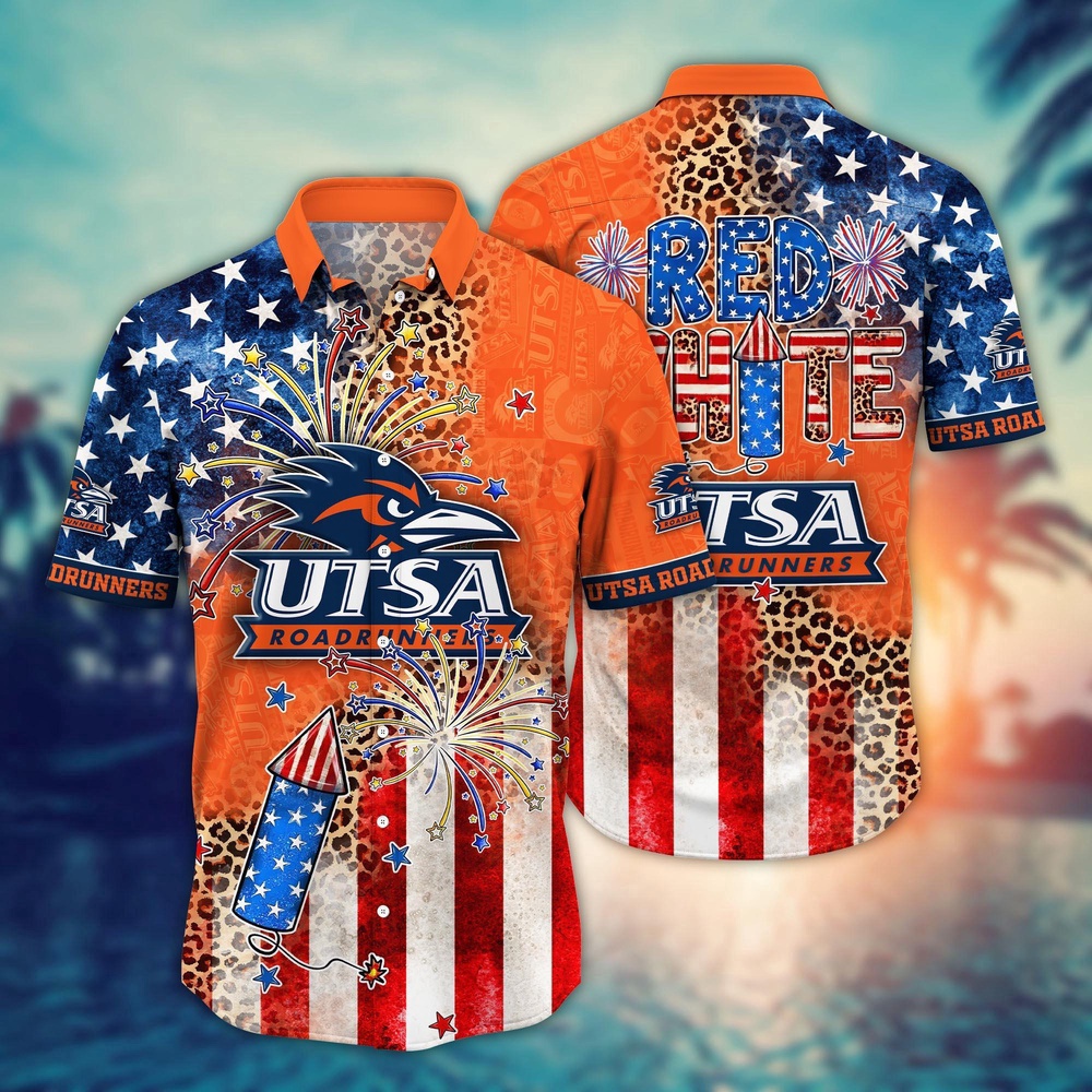 NCAA UTSA Roadrunners Hawaiian Shirt Aloha All Star Style Gift For Fans NCAA UTSA Roadrunners Hawaiian Shirt Aloha All Star Style Gift For Fans