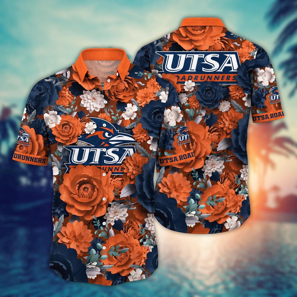 NCAA UTSA Roadrunners Hawaiian Shirt Champion Elegance For Fans NCAA UTSA Roadrunners Hawaiian Shirt Champion Elegance For Fans