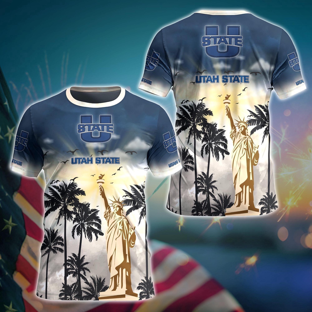 NCAA Utah State Aggies 3D T-Shirt Fashion Forward For Fans NCAA Utah State Aggies 3D T-Shirt Fashion Forward For Fans