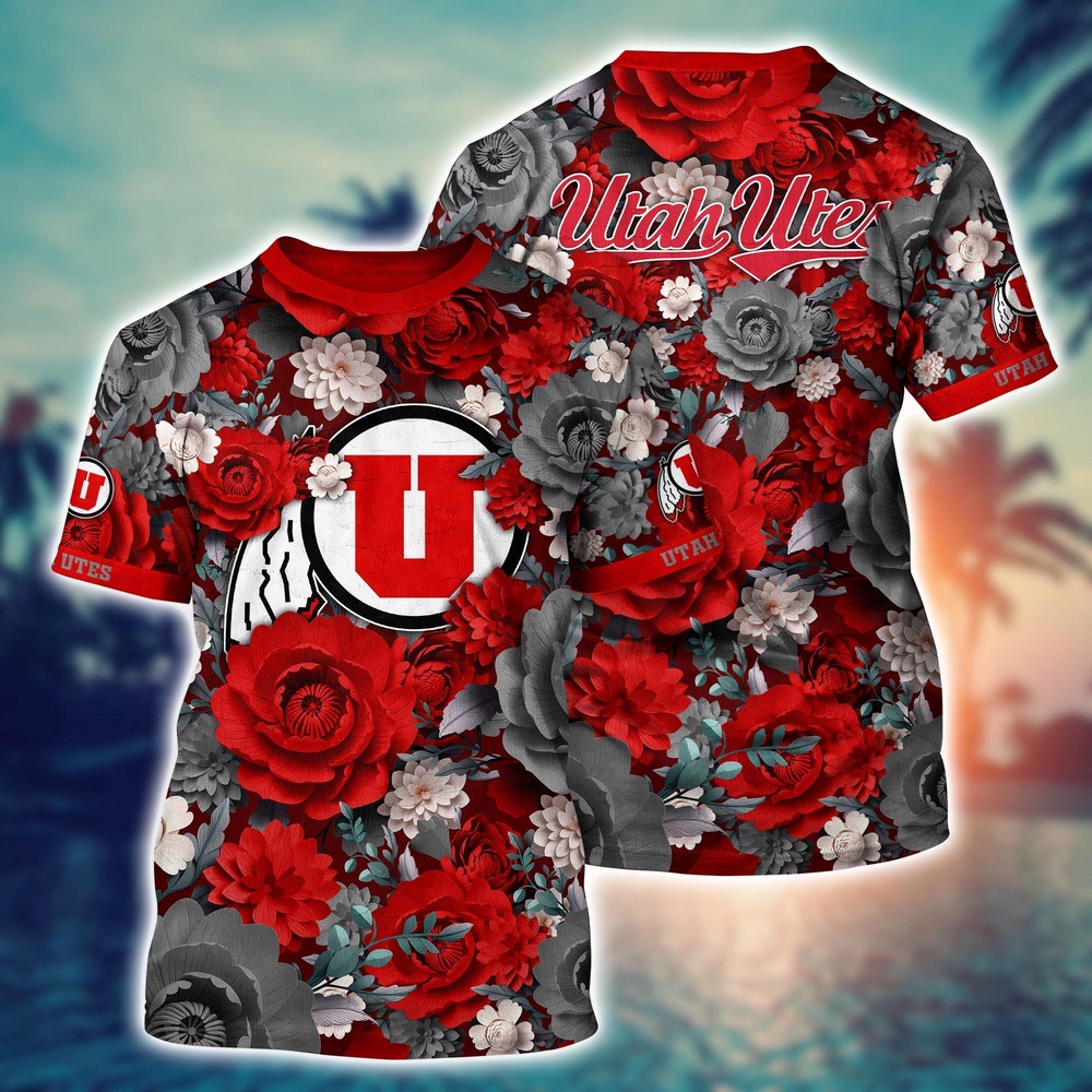 NCAA Utah Utes 3D T-Shirt Trendsetting Threads Fashion For Sports Fans NCAA Utah Utes 3D T-Shirt Trendsetting Threads Fashion For Sports Fans