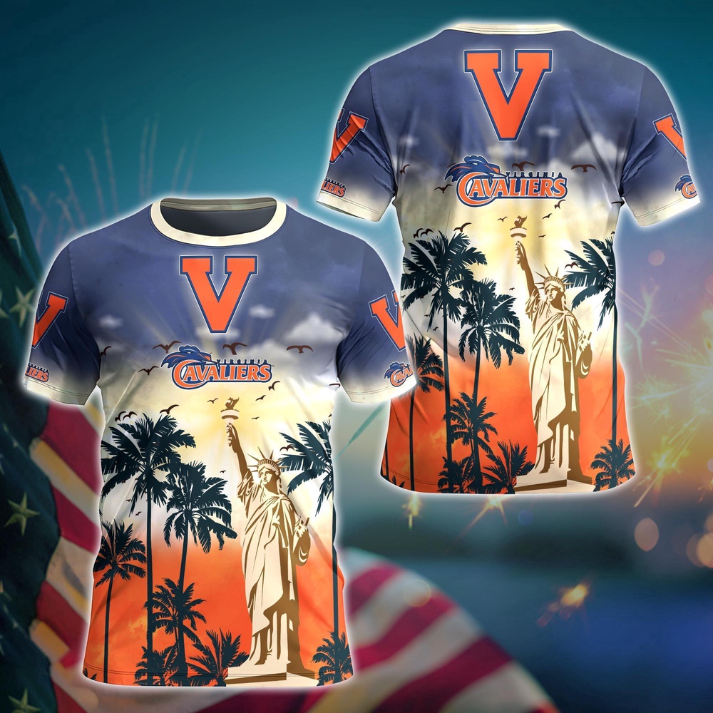NCAA Virginia Cavaliers 3D T-Shirt Fashion Forward For Fans NCAA Virginia Cavaliers 3D T-Shirt Fashion Forward For Fans