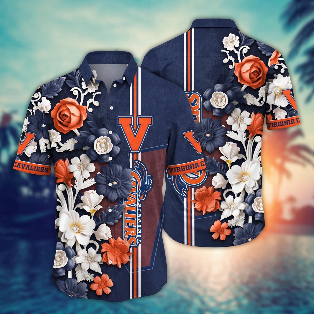 NCAA Virginia Cavaliers Hawaiian Shirt Breeze Through Glory For Sports Fans NCAA Virginia Cavaliers Hawaiian Shirt Breeze Through Glory For Sports Fans