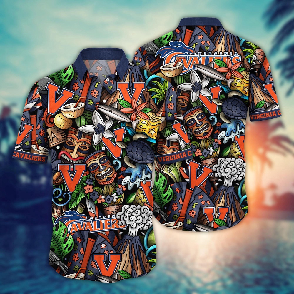 NCAA Virginia Cavaliers Hawaiian Shirt Sizzling Spirit Gift For Fans