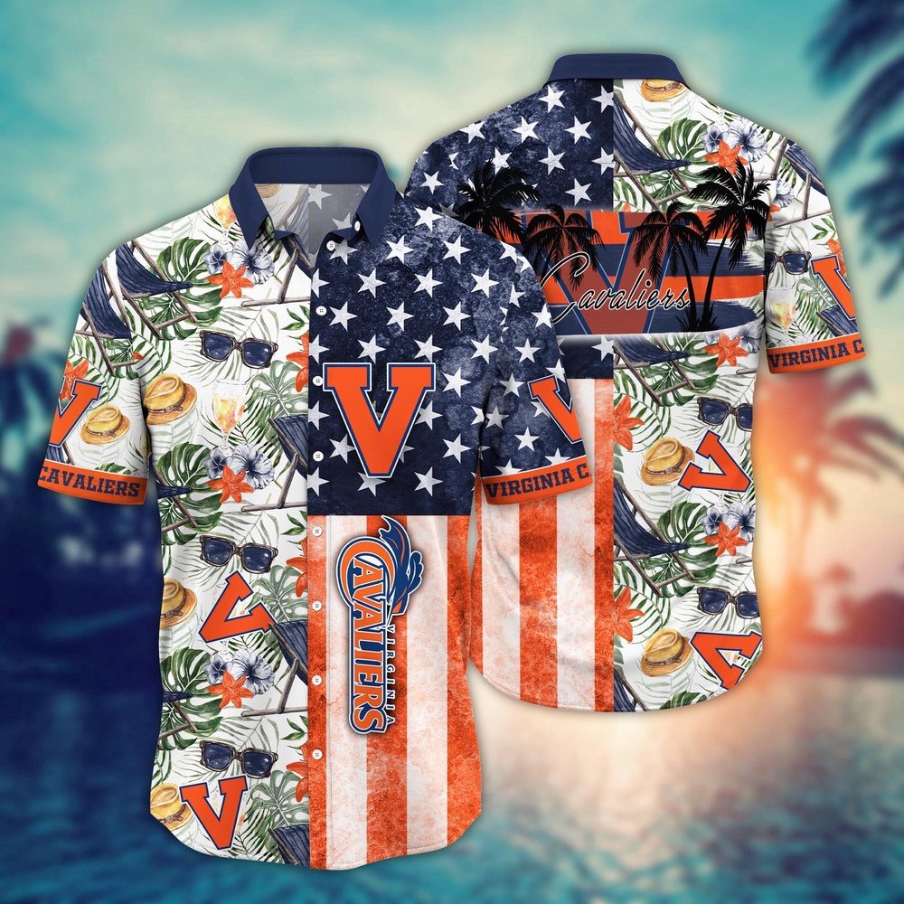 NCAA Virginia Cavaliers Hawaiian Shirt Team Pride Paradise Gift For Fans NCAA Virginia Cavaliers Hawaiian Shirt Team Pride Paradise Gift For Fans