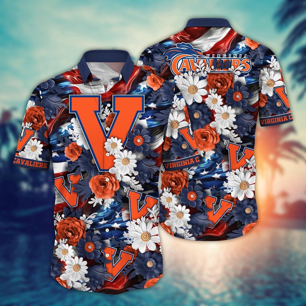 NCAA Virginia Cavaliers Hawaiian Shirt Victorious Vibes Gift For Fans NCAA Virginia Cavaliers Hawaiian Shirt Victorious Vibes Gift For Fans