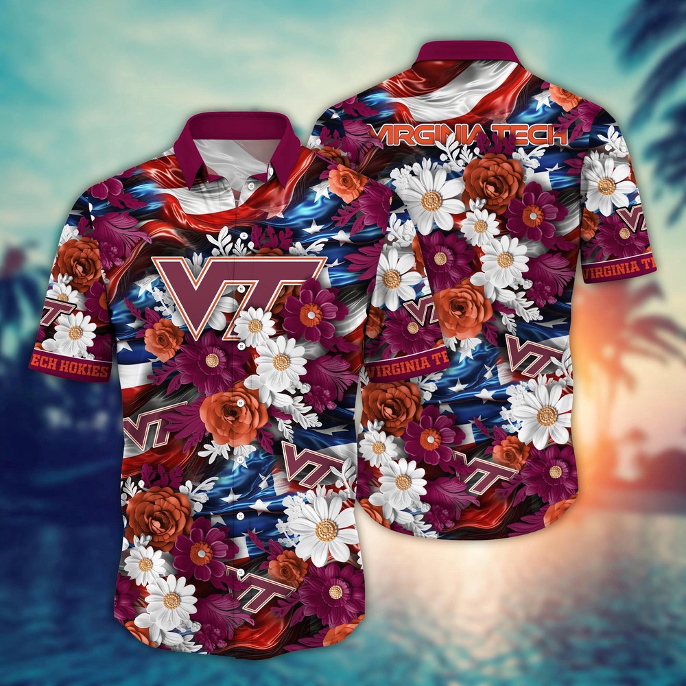 NCAA Virginia Tech Hokies Hawaiian Shirt Campus Couture Gift For Fans