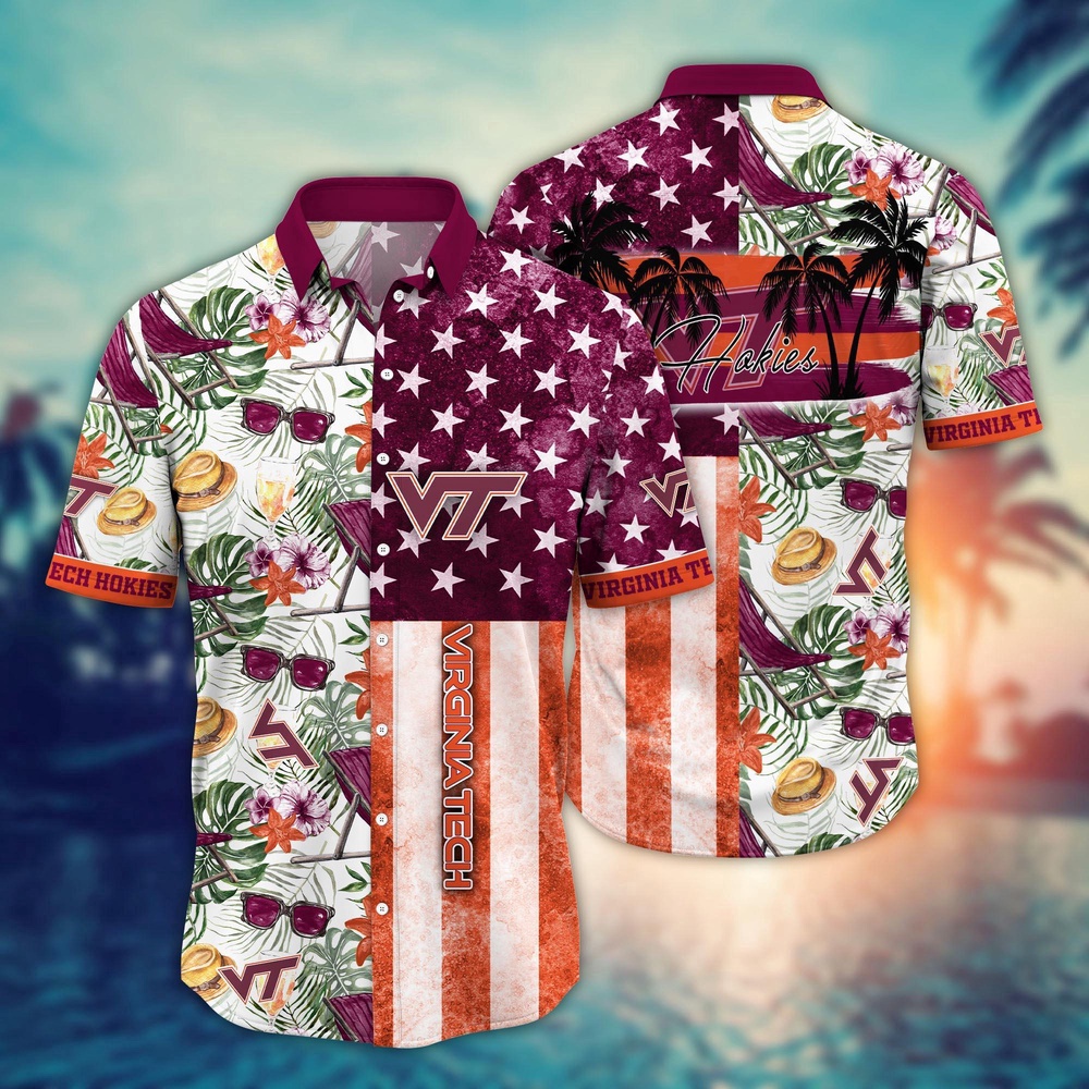 NCAA Virginia Tech Hokies Hawaiian Shirt Spectator Style Gift For Fans