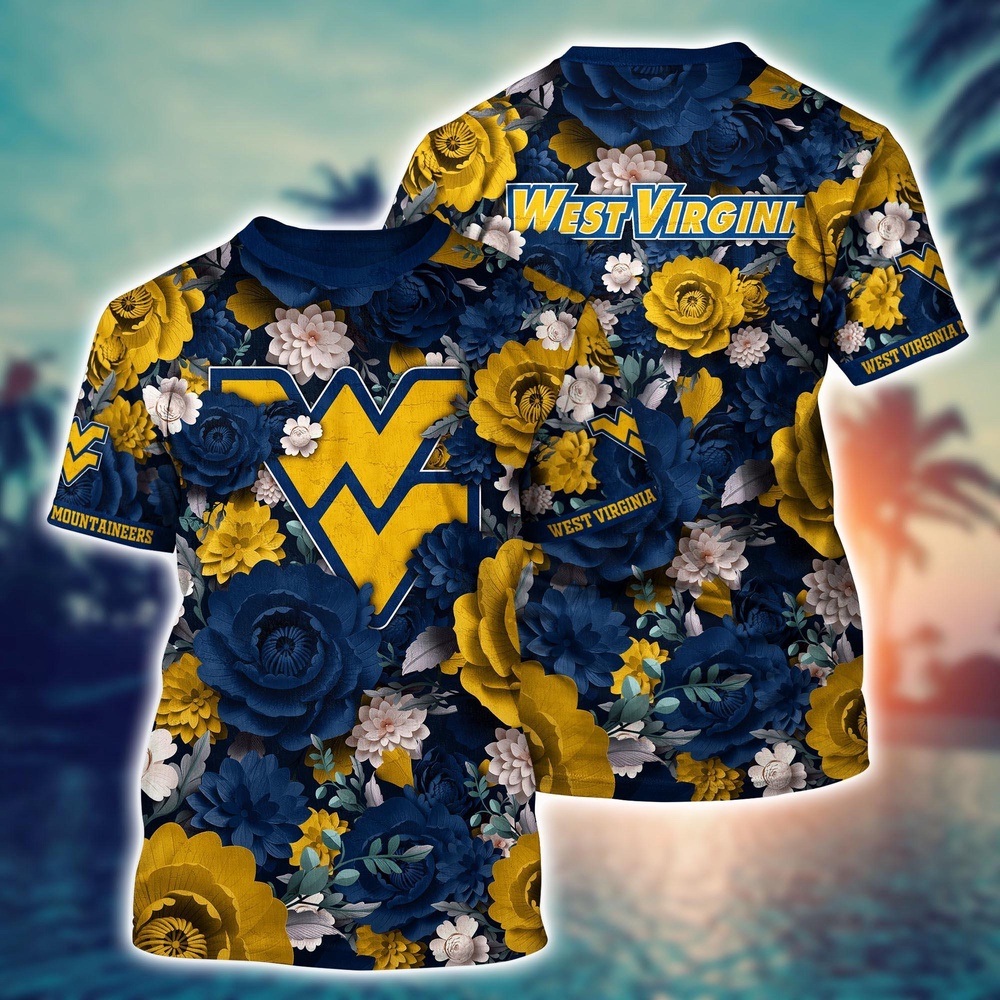 NCAA West Virginia Mountaineers 3D T-Shirt Trendsetting Threads Fashion For Sports Fans NCAA West Virginia Mountaineers 3D T-Shirt Trendsetting Threads Fashion For Sports Fans