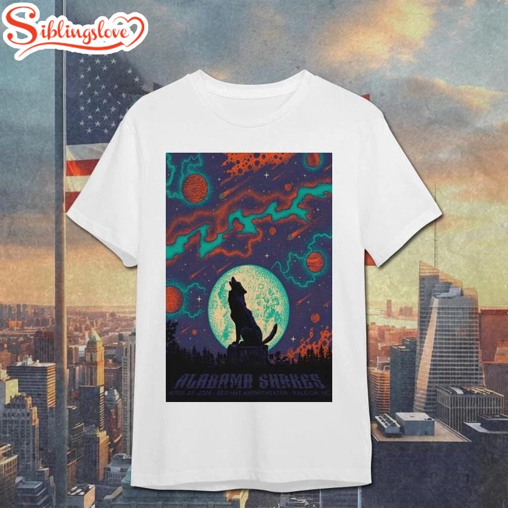Alabama Shakes Apr 25 2026 Red HatUnisex T-Shirt 1 Alabama Shakes Apr 25 2026 Red HatUnisex T-Shirt