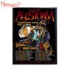 Alestorm Thunderfisting East Europe 2025 Tour Schedule Tour Dates Poster Canvas