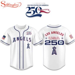 Angels America 250th Anniversary 2026 Baseball Jersey Shirt