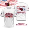 Arizona Cardinals 4th Of July 3D T-Shirt For Fans