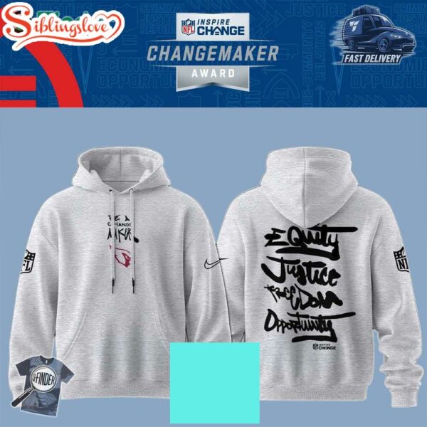 Arizona Cardinals Be A Change Maker NFL Hoodie 3D Shirt