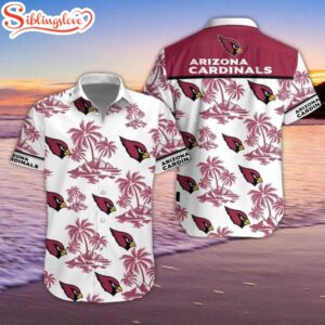 Arizona Cardinals Coconut Tree Hawaiian Shirt For Fans
