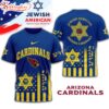 Arizona Cardinals Jewish Heritage 3D T-Shirt For Fans