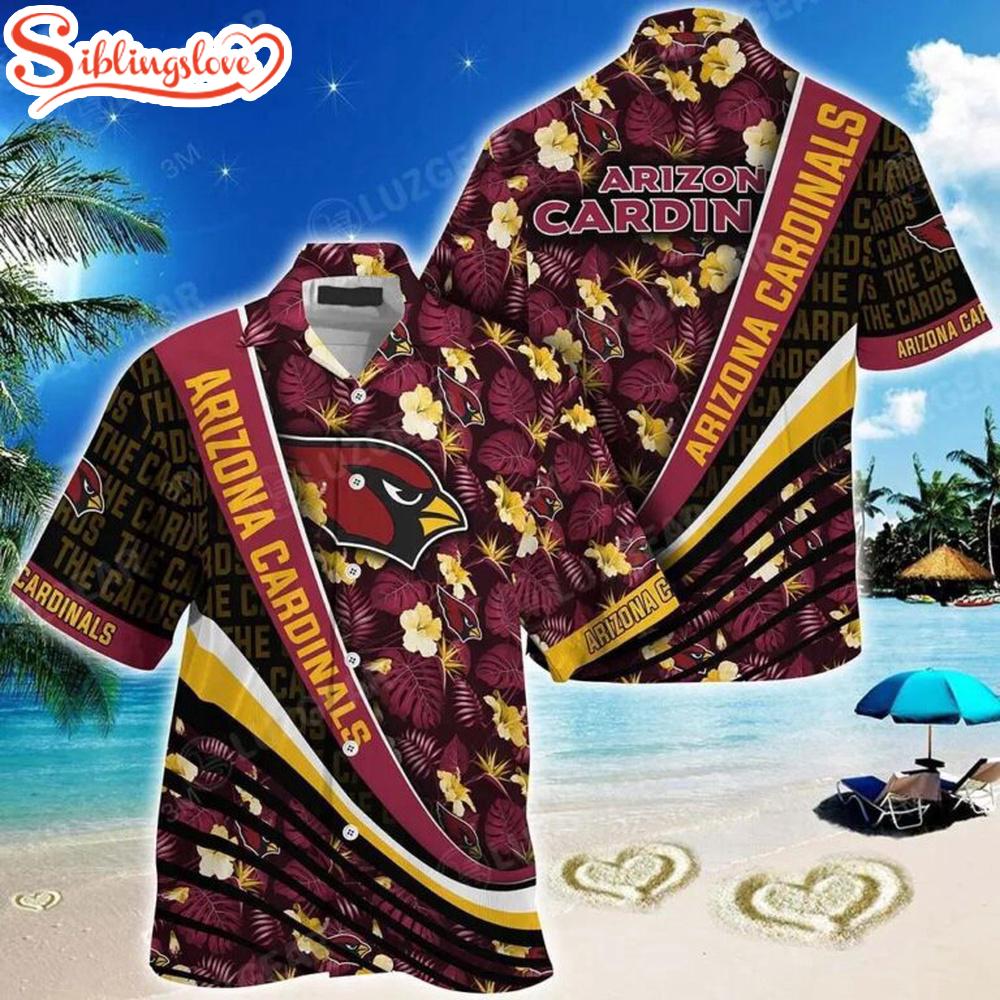 Arizona Cardinals Nfl Football With Tropical Hawaiian Shirt For Fans 1 Arizona Cardinals Nfl Football With Tropical Hawaiian Shirt For Fans