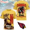 Arizona Cardinals NFL Godzilla King of the Monsters 3D Shirt