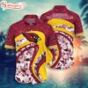 Arizona Cardinals NFL Line Waves Pattern Hawaiian Shirt For Fans