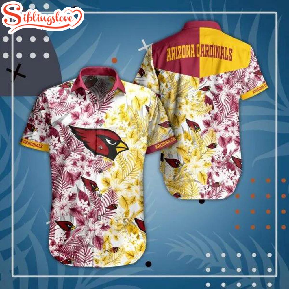 Arizona Cardinals NFL Mix Color Hawaiian Shirt For Fans 1 Arizona Cardinals NFL Mix Color Hawaiian Shirt For Fans