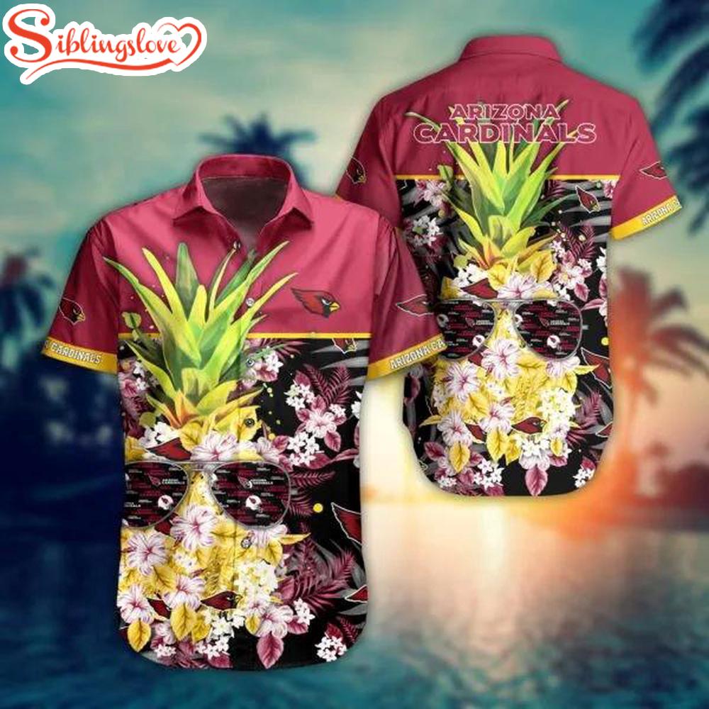 Arizona Cardinals NFL Pineapple New Trending Hawaiian Shirt For Fans 1 Arizona Cardinals NFL Pineapple New Trending Hawaiian Shirt For Fans