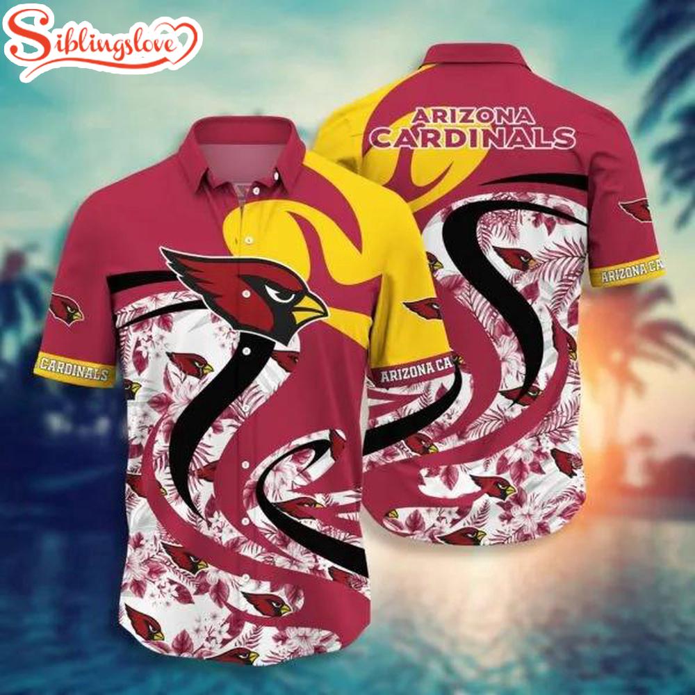 Arizona Cardinals NFL Style Hawaiian Shirt For Fans 1 Arizona Cardinals NFL Style Hawaiian Shirt For Fans