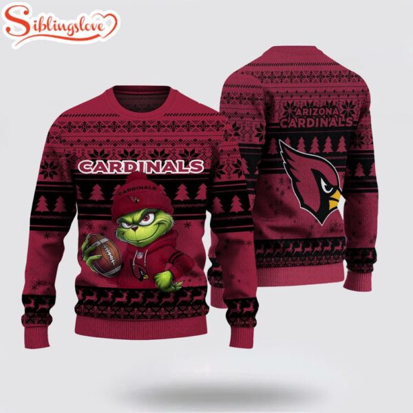 Arizona Cardinals NFL The Grinch Ugly Christmas Sweater