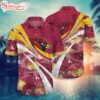 Arizona Cardinals NFL Wave Pattern Hawaiian Shirt For Fans