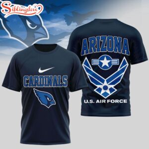 Arizona Cardinals U.S.Air Force 3D T-Shirt