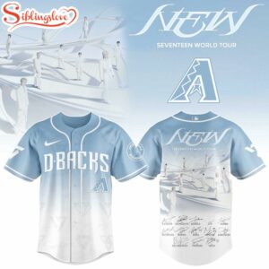 Arizona Diamondbacks MLB x Seventeen NEW World Tour Baseball Jersey Shirt