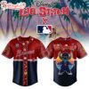Atlanta Braves MLB x Lilo & Stitch Cute Baseball Jersey Shirt
