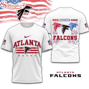 Atlanta Falcons 4th Of July 3D T-Shirt For Fans