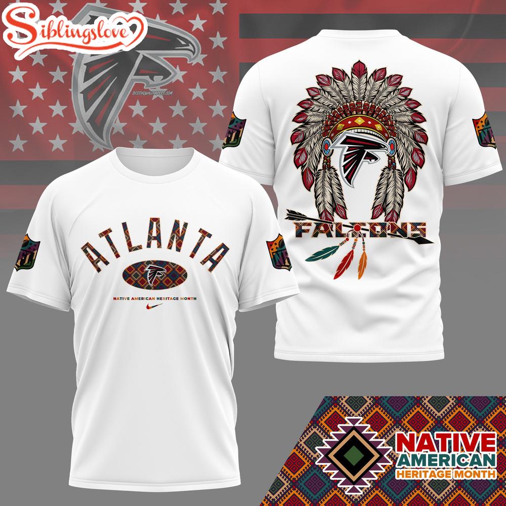 Atlanta Falcons Native American Heritage Month 3D T-Shirt 1 Atlanta Falcons Native American Heritage Month 3D T-Shirt