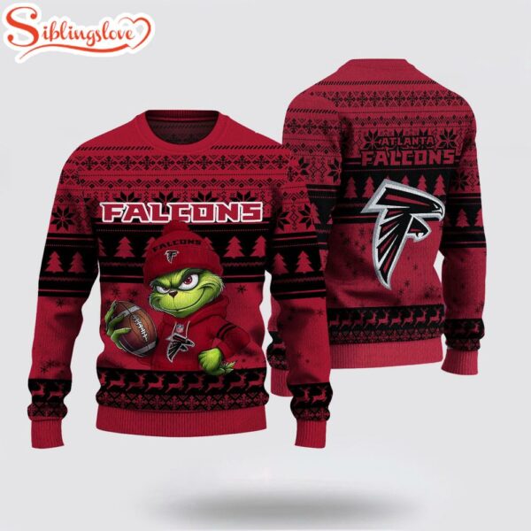Atlanta Falcons NFL The Grinch Ugly Christmas Sweater