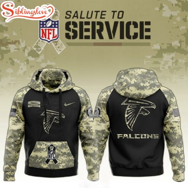Atlanta Falcons Salute to Service Hoodie 3D Shirt For Fans