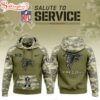 Atlanta Falcons Salute to Service Hoodie 3D Shirt