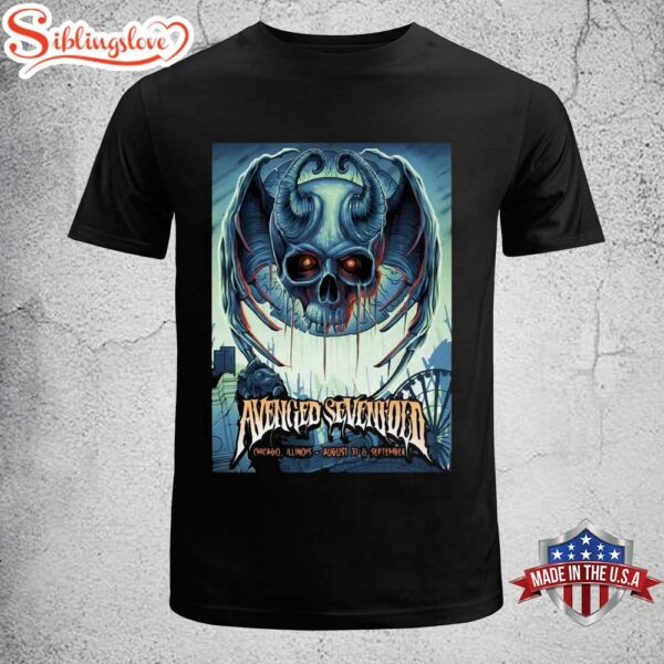 Avenged Sevenfold In Chicago IL On Aug 30-Sept 1 2025 Unisex T-Shirt