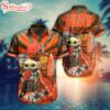 Baby Yoda Cleveland Browns NFL Hawaiian Shirt